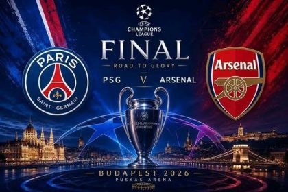 PSG vs Arsenal champions League final (Photo credit: Facebook. Media)