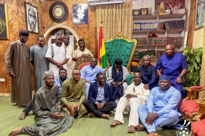 Black Stars Seek Spiritual Backing (Photo credit: Ghanablacksters on x)
