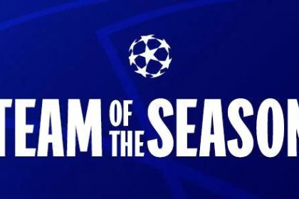 UEFA Champions League Team of the season (Photo credit: UEFA Web)
