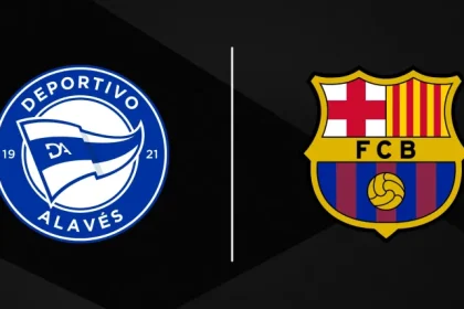 Alaves vs barcelona. (photo credit: yahoo media)