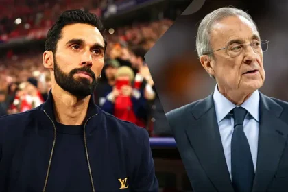 Alvaro Arbeloa and Florentino Pérez - Photo Credit : Sports Illustrated
