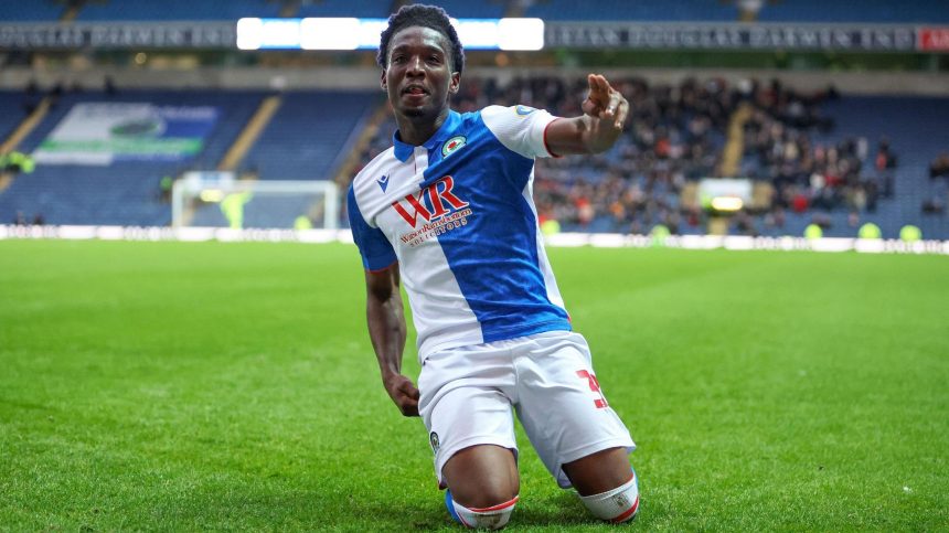 Amario Cozier-Duberry representing Blackburn Rovers - Photo Credit : BBC