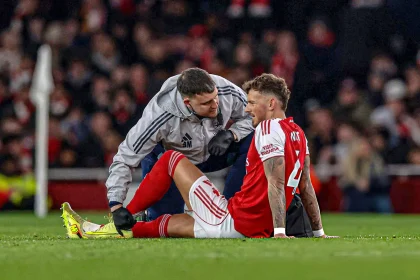 Ben White injured - Photo Credit : .Nowarsenal