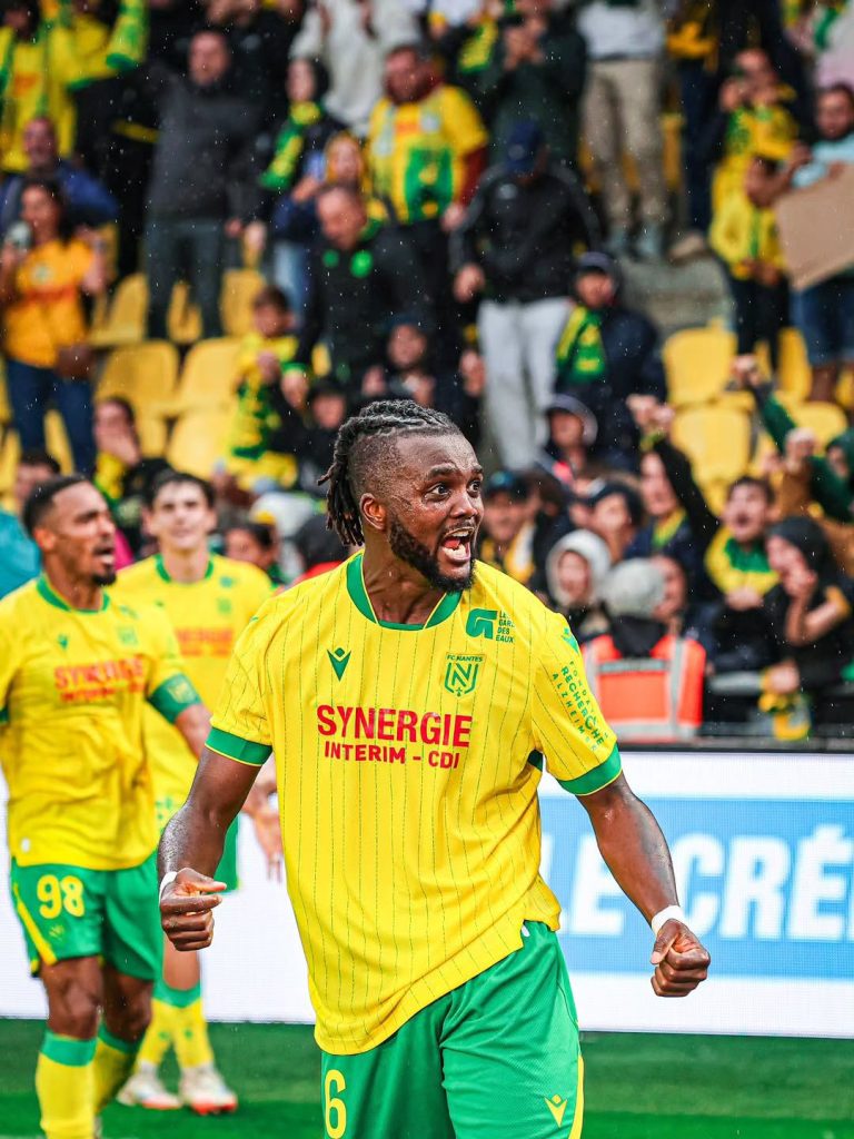 Chidozie Awaziem representing club FC Nantes - Photo Credit : Julie Sports