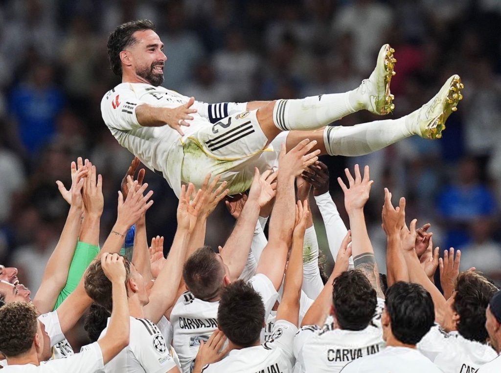 Dani Carvajal Bids Emotional Farewell to Real Madrid After Final Match at the Bernabéu - Photo Credit : Fabrizio Romano, X