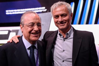 Florentino Pérez and Jose Mourinho - Photo credit : Fabrizio Romano, X