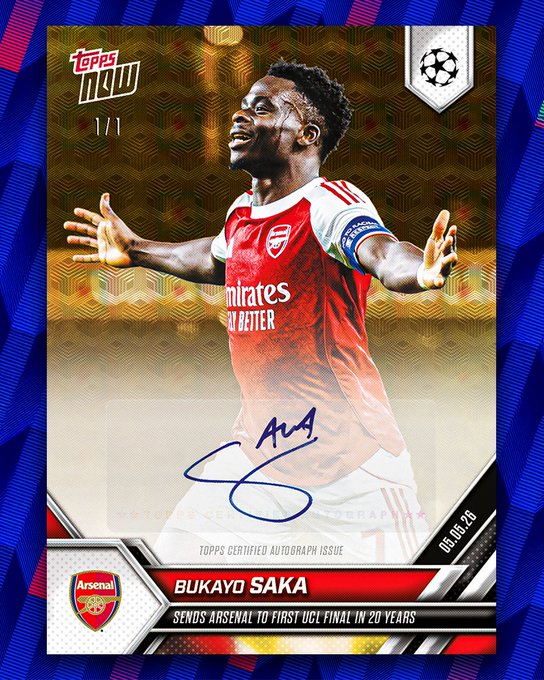 saka. (photo credit: UEFA via x)