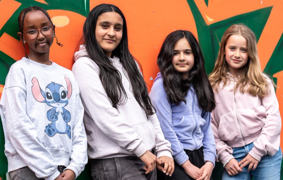 UEFA Supports Girls’ Football Initiative Ahead of UWCL Final in Oslo- Photo credit: UEFA media