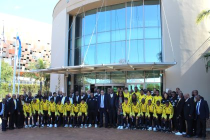 The South African Football Association National Executive Committee has wished the SA U17 men's national team well ahead of their participation in the 2026 U17 Africa Cup of Nations in Morocco-Photo credit: SAFA media