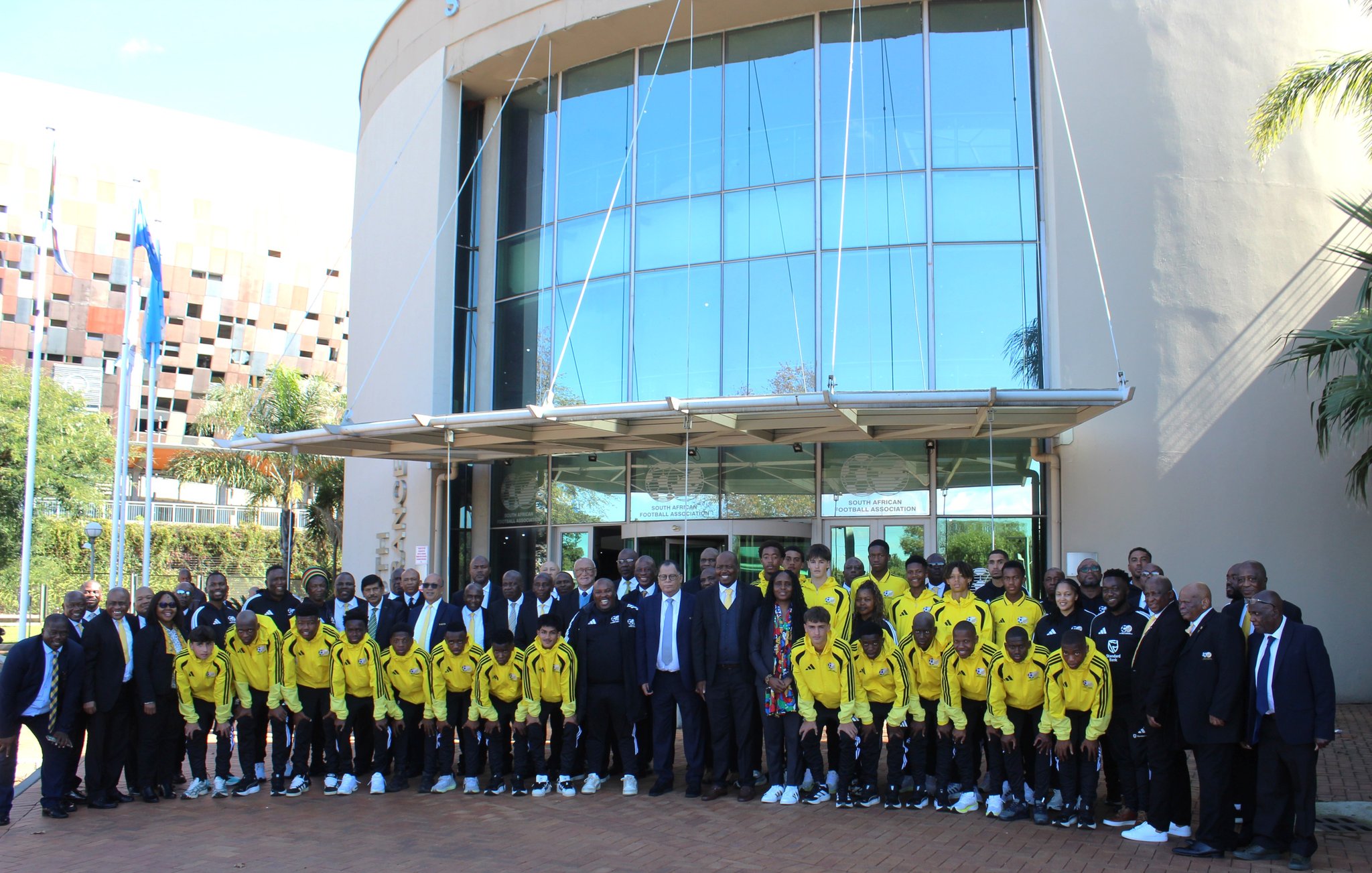 The South African Football Association National Executive Committee has wished the SA U17 men's national team well ahead of their participation in the 2026 U17 Africa Cup of Nations in Morocco-Photo credit: SAFA media