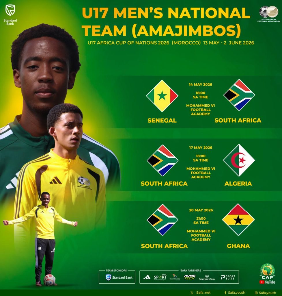 Amajimbos go into battle against Ghana- Photo credit SAFA media