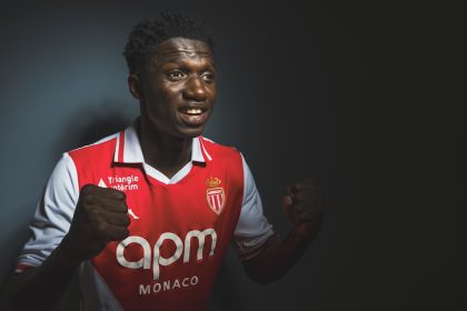 Lamine Camara - Photo Credit : AS Monaco, Website