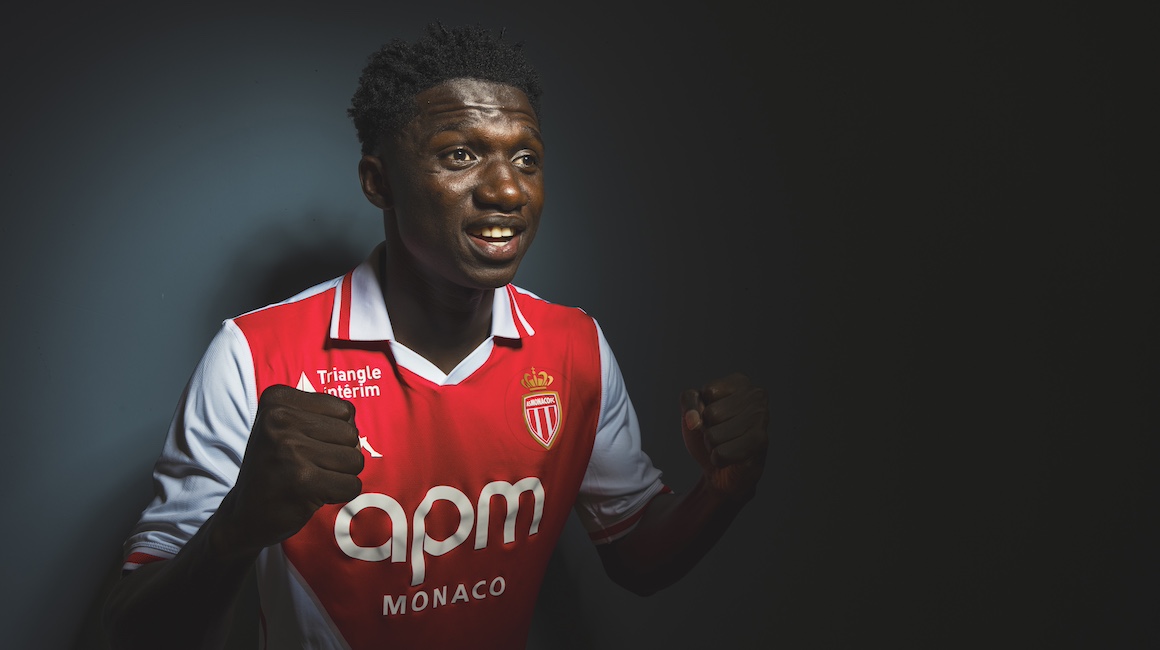 Lamine Camara - Photo Credit : AS Monaco, Website