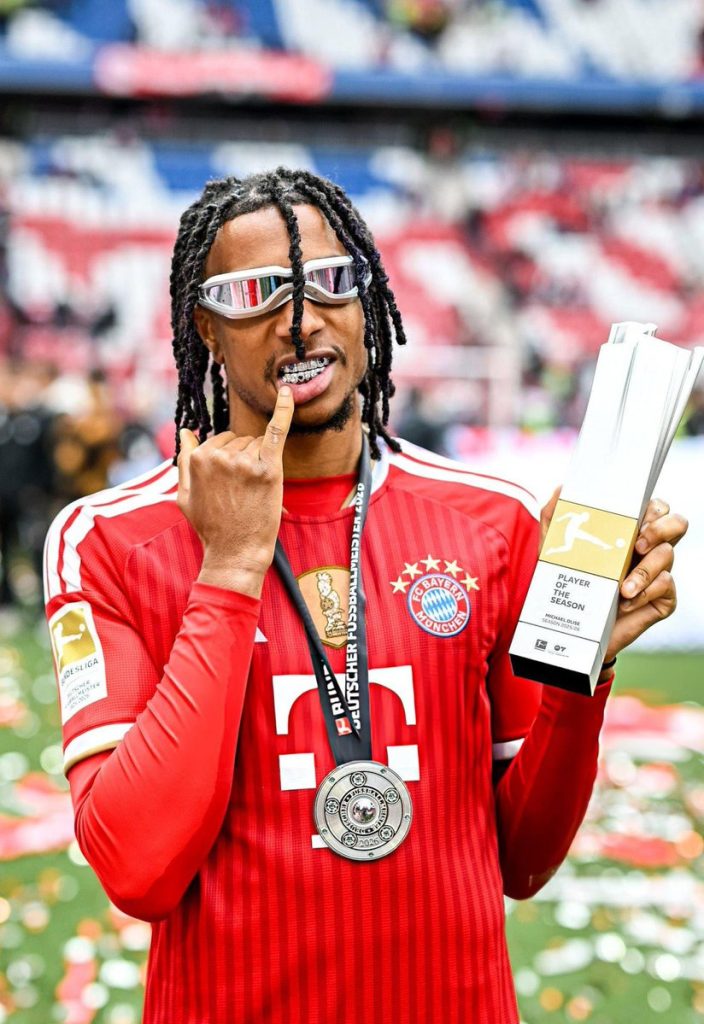 Michael Olise win's the Bundesliga Player of the Season award - Photo Credit : Fabrizio Romano, X