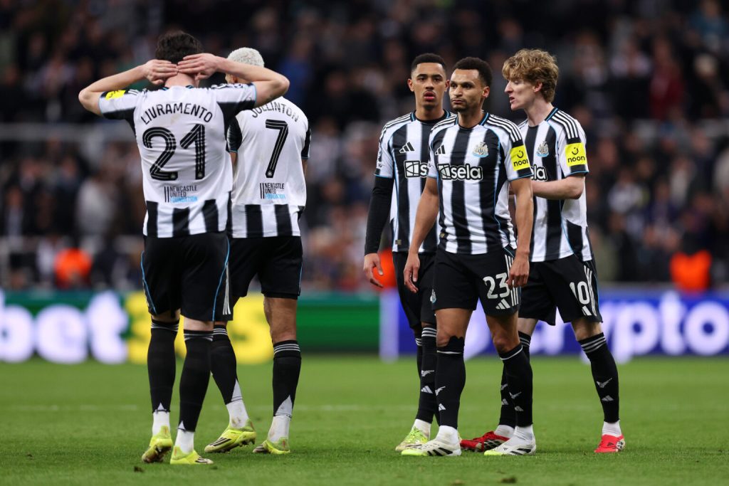 newcastle celebrating. (photo credit: skysport media)