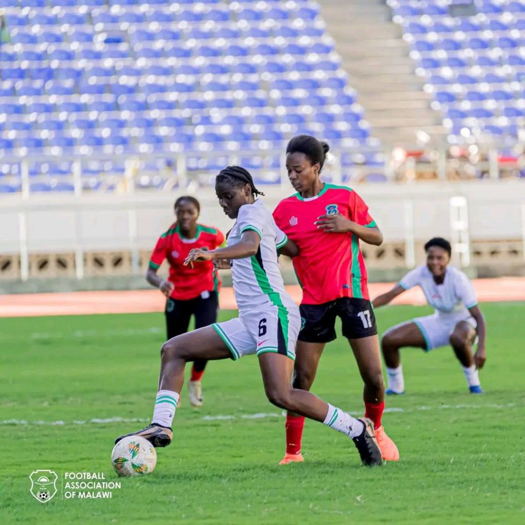 Nigeria Falconets in action against Malawi For 2026 FIFA U-20 Women’s World Cup - Photo Credit : Julie Sports
