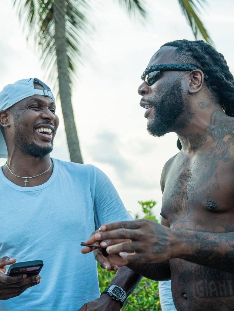 Odion Ighalo Links Up With Burna Boy In Heartwarming Celebrity Meet-Up - Photo Credit : Julie Sports
