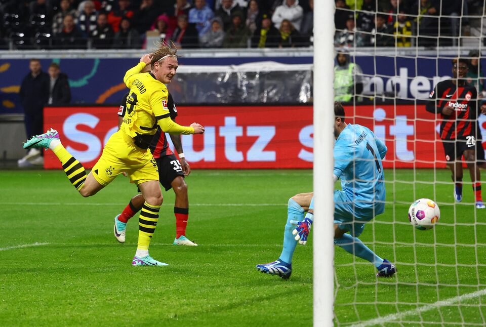 dortmund 3-2 frankfurt. (photo credit: dortmund via x)