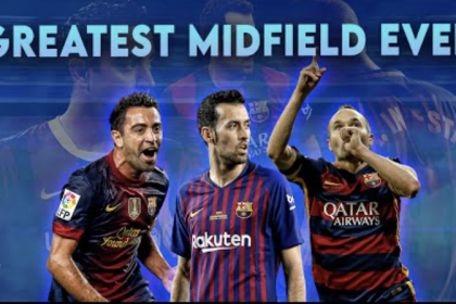 Iniesta, Xavi and Busquets greatest Midfielder's Ever - Photo Credit : Softfootball Media