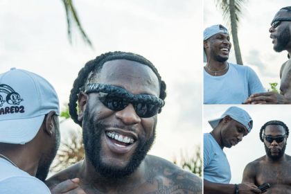 Odion Ighalo Links Up With Burna Boy In Heartwarming Celebrity Meet-Up - Photo Credit : Julie Sports