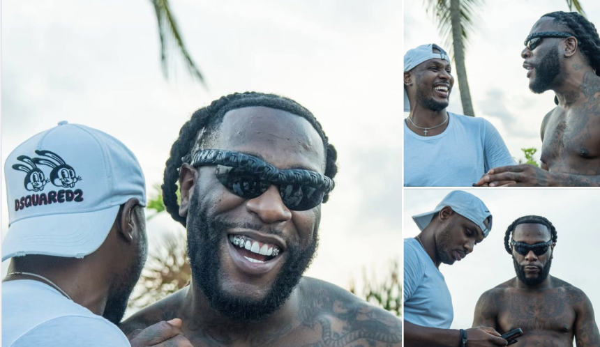 Odion Ighalo Links Up With Burna Boy In Heartwarming Celebrity Meet-Up - Photo Credit : Julie Sports