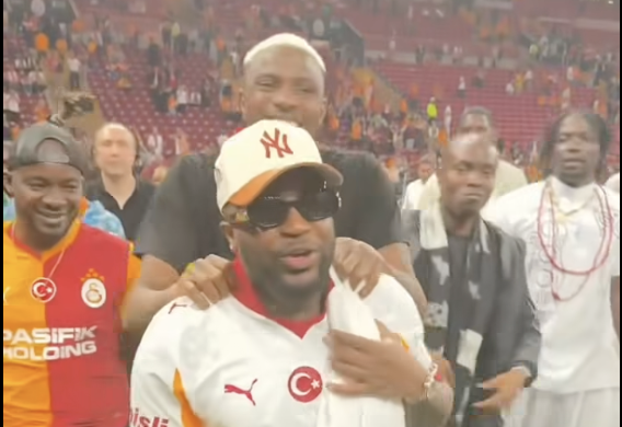 Victor Osimhen Celebrates Turkish Süper Lig Triumph With family, friends, Tunde Ednut, and VeryDarkMan - Photo Credit : Softfootball Media