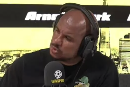 Gabriel Agbonlahor at talksports - Photo Credit : Talksports