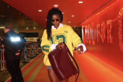 Esther Okoronkwo Turns Heads With Stunning Matchday Arrival - Photo Credit : Julie Sports