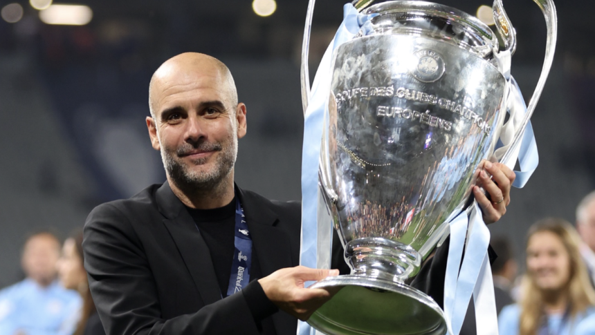 Pep Guardiola wins 2025/26 season Emirate FA Cup - Photo Credit : Fabrizio Romano, X