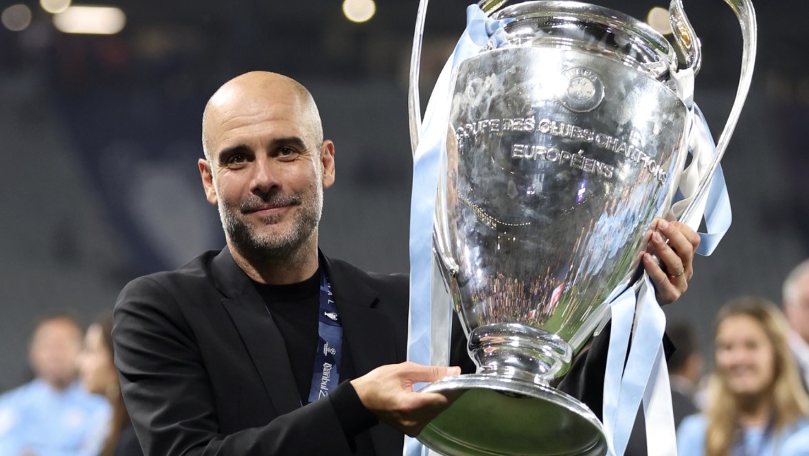 Pep Guardiola wins 2025/26 season Emirate FA Cup - Photo Credit : Fabrizio Romano, X