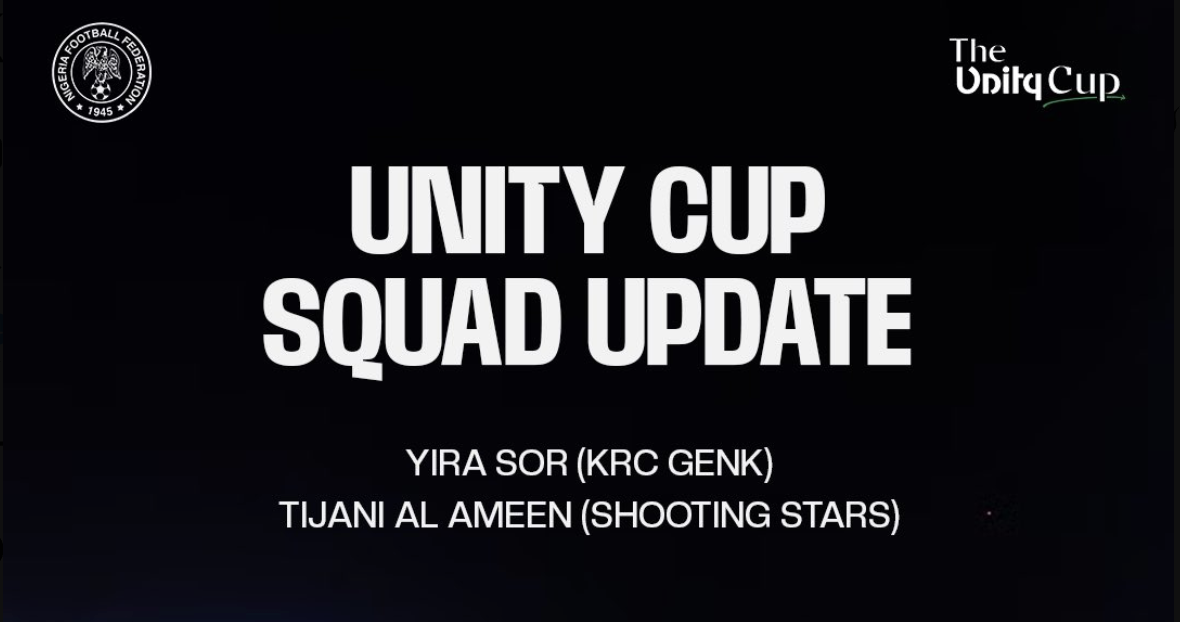 Yira Sor And Tijani Al-Ameen Added To Super Eagles Squad For Unity Cup And June Friendlies - Photo Credit : Softfootball, X