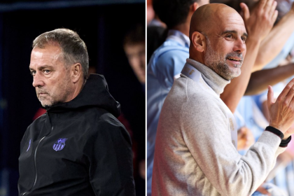 Hansi Flick Hails Pep Guardiola - Photo Credit : Fabrizio Romano, X