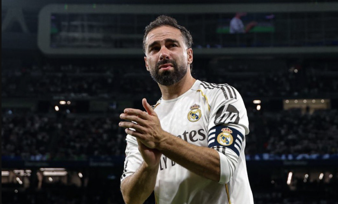 Dani Carvajal Bids Emotional Farewell to Real Madrid After Final Match at the Bernabéu - Photo Credit : Fabrizio Romano, X