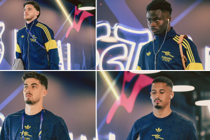 Arsenal Starting XI Confirmed Ahead of Champions League Final vs PSG - Photo Credit : Arsenal, X