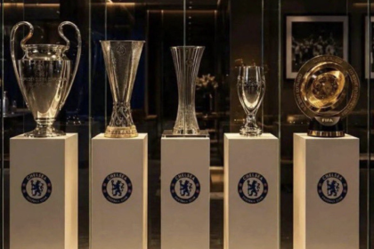 Chelsea Trophies showcase - Photo Credit : Chelsea, X