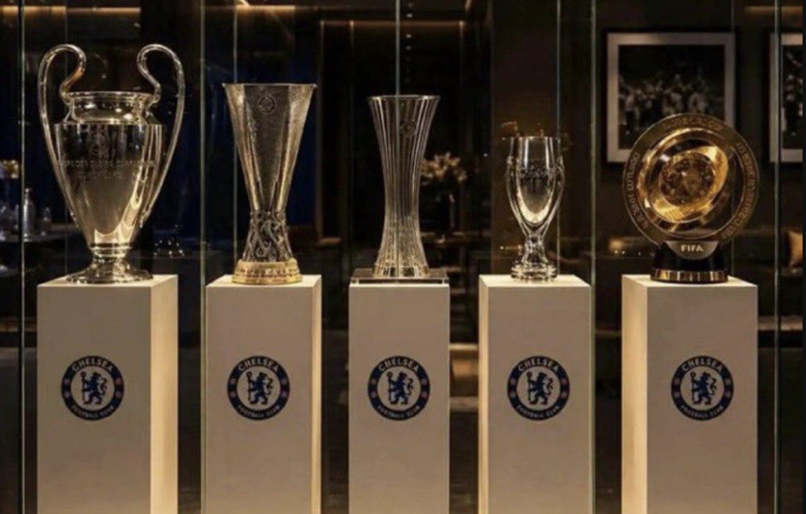 Chelsea Trophies showcase - Photo Credit : Chelsea, X