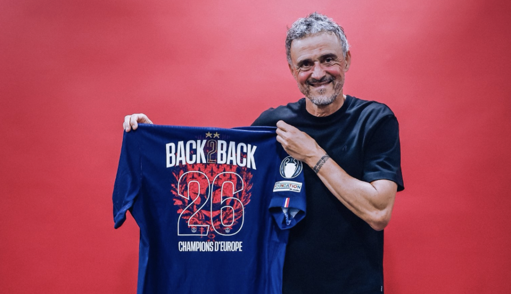 Luis Enrique Becomes the Most Successful Manager in PSG History After Back‑to‑Back UCL Triumphs - Photo Credit : Fabrizio Romano