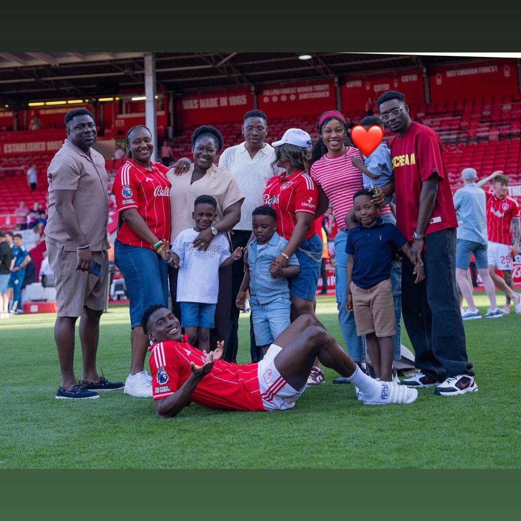 Taiwo Awoniyi Shares Special Family Moment After Nottingham Forest’s Final Game of the Season - Photo Credit : Taiwo Awoniyi, Instagram