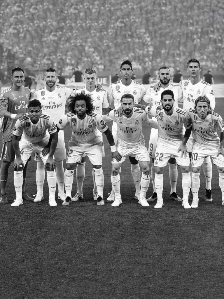 The team where we won 4 Champions League in 5 years at Real Madrid - Photo Credit : Fabrizio Romano, X