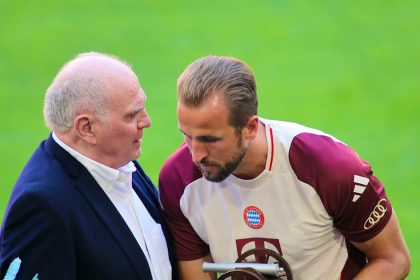 Uli Hoeneß and Harry Kane - Photo Credit : Skysport