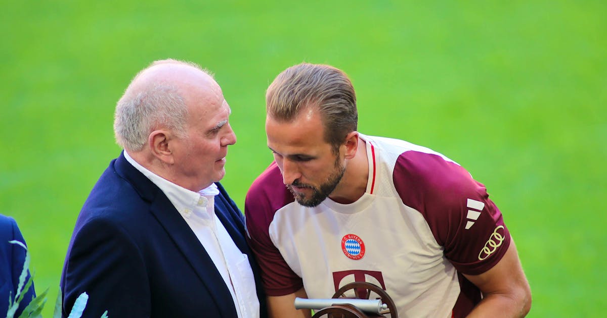 Uli Hoeneß and Harry Kane - Photo Credit : Skysport