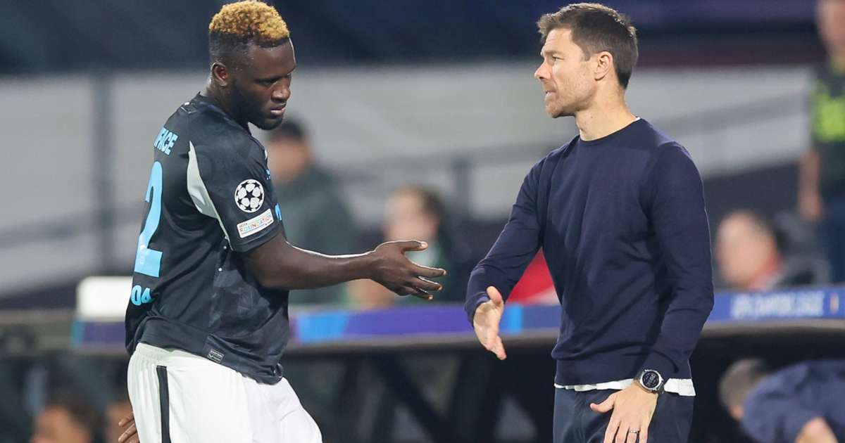 Victor Boniface and Xabi Alonso - Photo Credit : FotMob