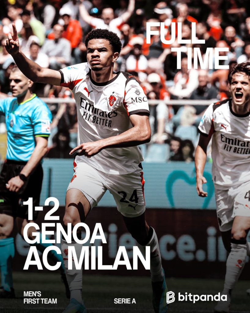 AC Milan beat Genoa 2-1 (Photo credit: AC Milan media)