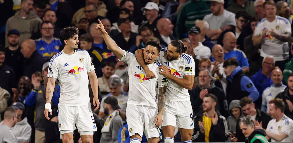 leeds united 3-1 burnley. (photo credit: leeds united via x)