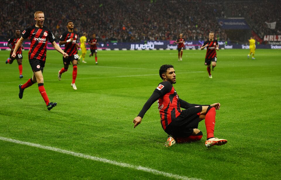 dortmund 3-2 frankfurt. (photo credit: reuter media)