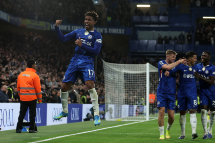 Chelsea celebrating. (photto credit: bbc media)