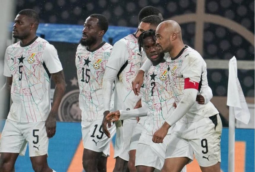 Ghana players (Photo credit: Ghana media)