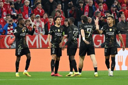 PSG in the champions League finals (Photo credit: Ben Jacobs x)