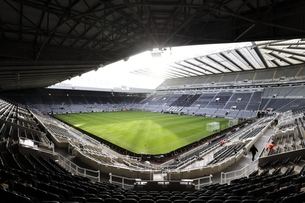 Newcastle stadium stand (Photo credit: Newcastle United media)