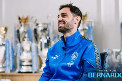 Bernardo Silva bids Manchester City farewell (Photo credit: Manchester City media)